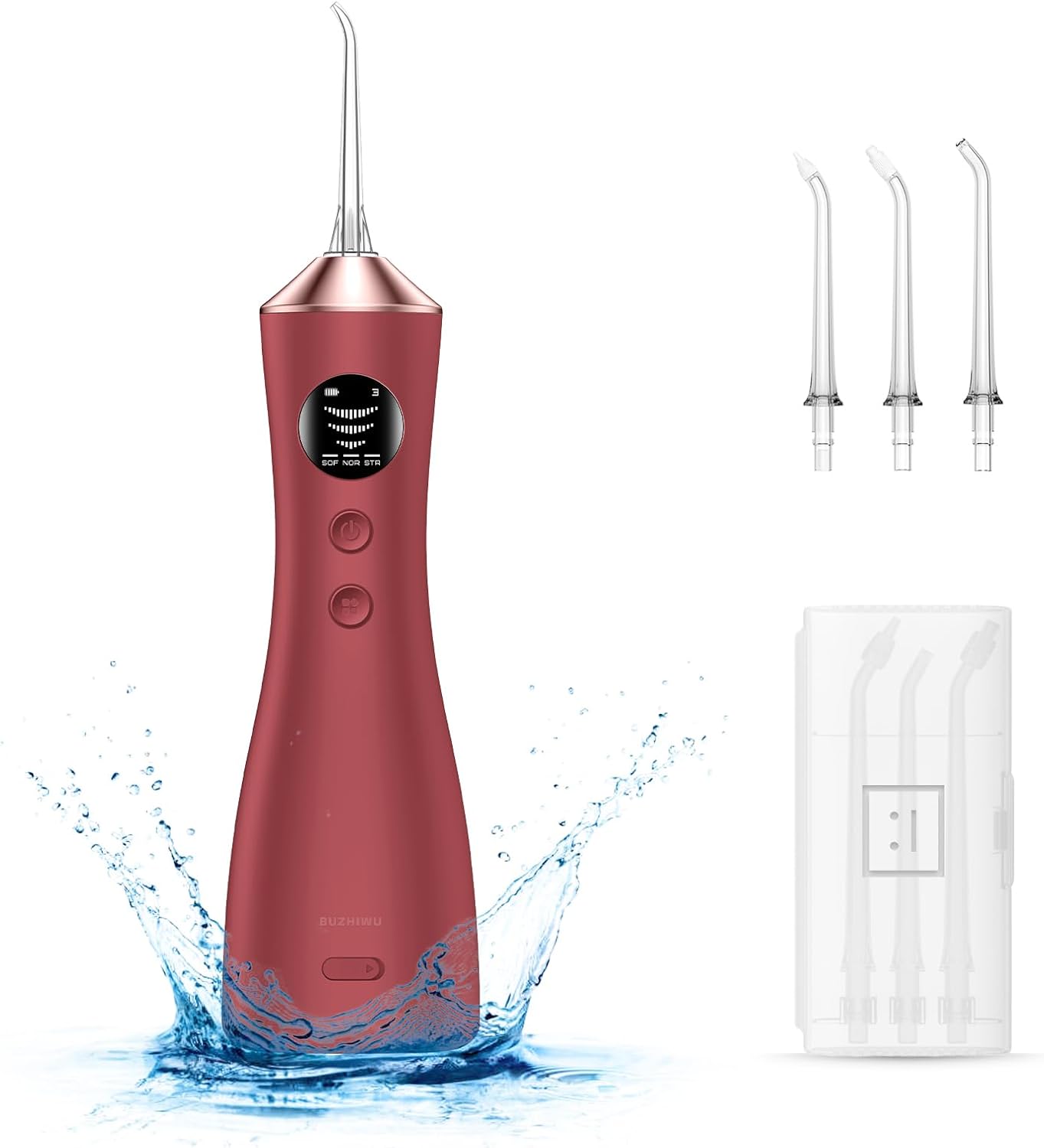 Portable Cordless Water Dental Flosser for Efficient Cleaning