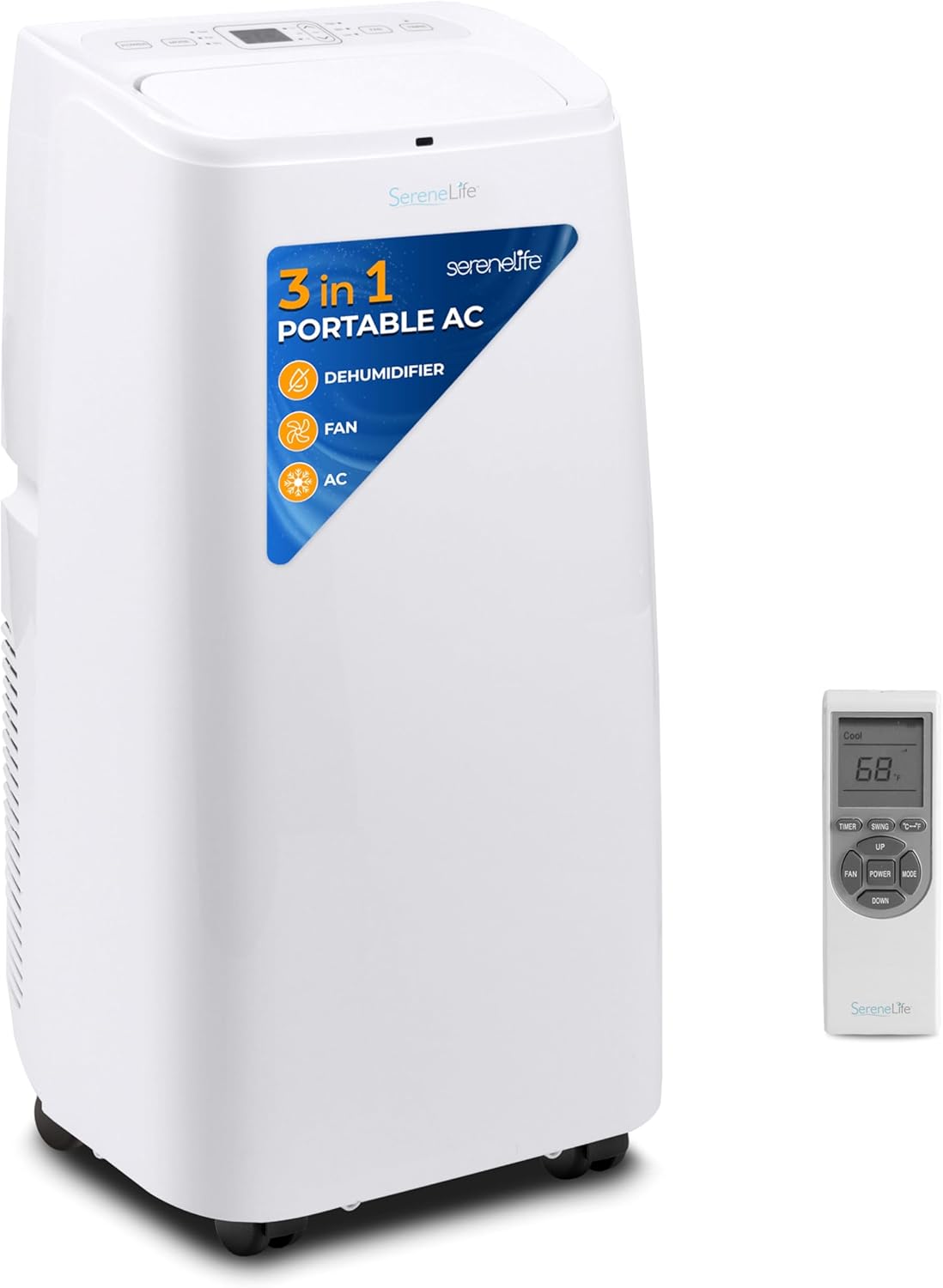 SereneLife 12000 BTU Portable AC Unit - Cool, Dehumidify, and Relax!