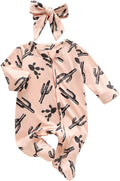 Cactus Footies Onesie for Newborns