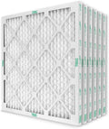 20x20x1 MERV 8 Pleated HVAC Air Filter 6 Pack - Cleaner Home Air