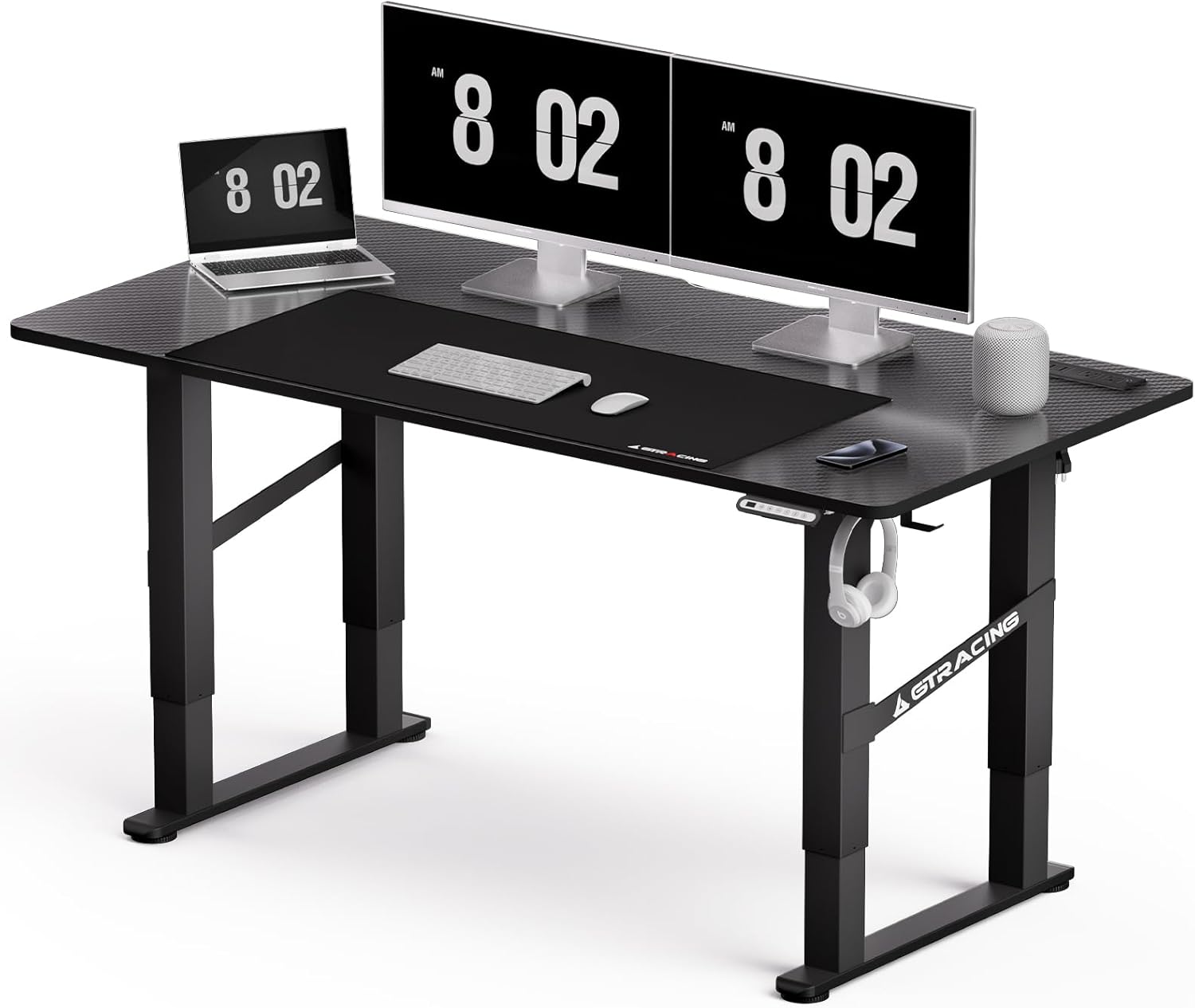 Height-Adjustable Dual Motor Standing Desk by GTRACING