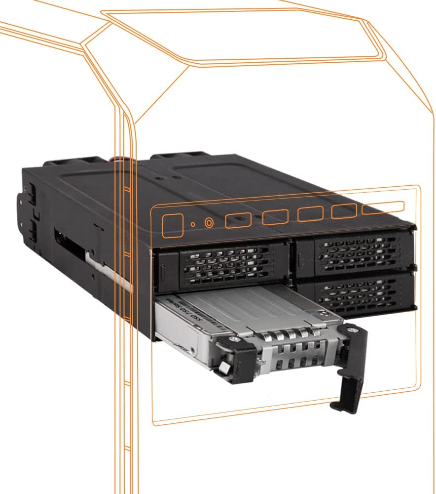 ICY DOCK ToughArmor MB699VP-B V3 Mobile Rack for 5.25in Bay