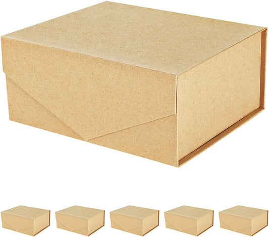 PACKHOME 6 Gift Boxes with Magnetic Lids for Elegant Packaging