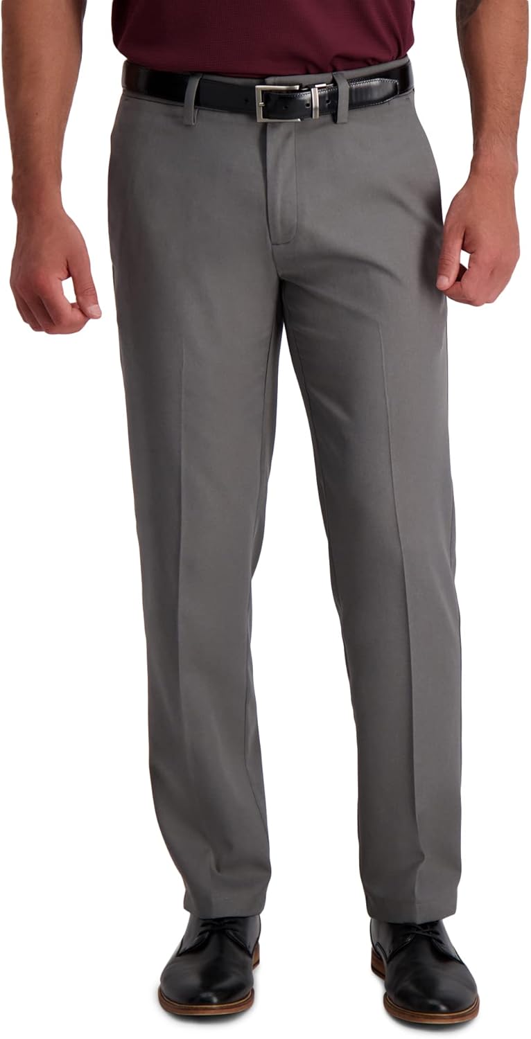 Haggar Men's Cool 18 Pro Casual Pant with Super Flex Waistband
