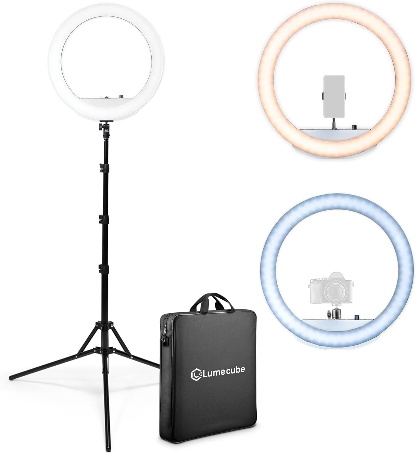 Lume Cube LED Ring Light for Stunning Videos and Selfies