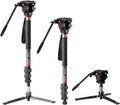 Cayer Monopod Camera Stand CF34, 72 in - Stable Carbon Fiber Support