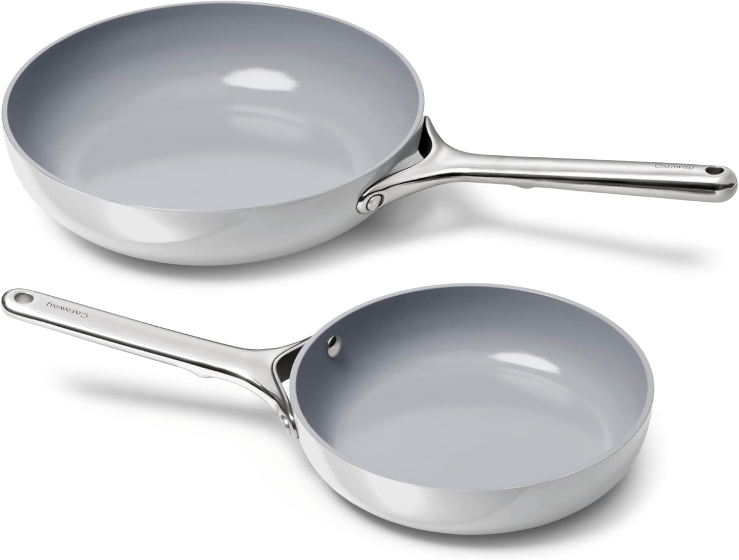 Caraway Fry Pan Duo - Nonstick Ceramic Frying Pan Set