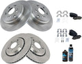 TRQ Front and Rear Brake Pad & Rotor Kit for Honda Odyssey