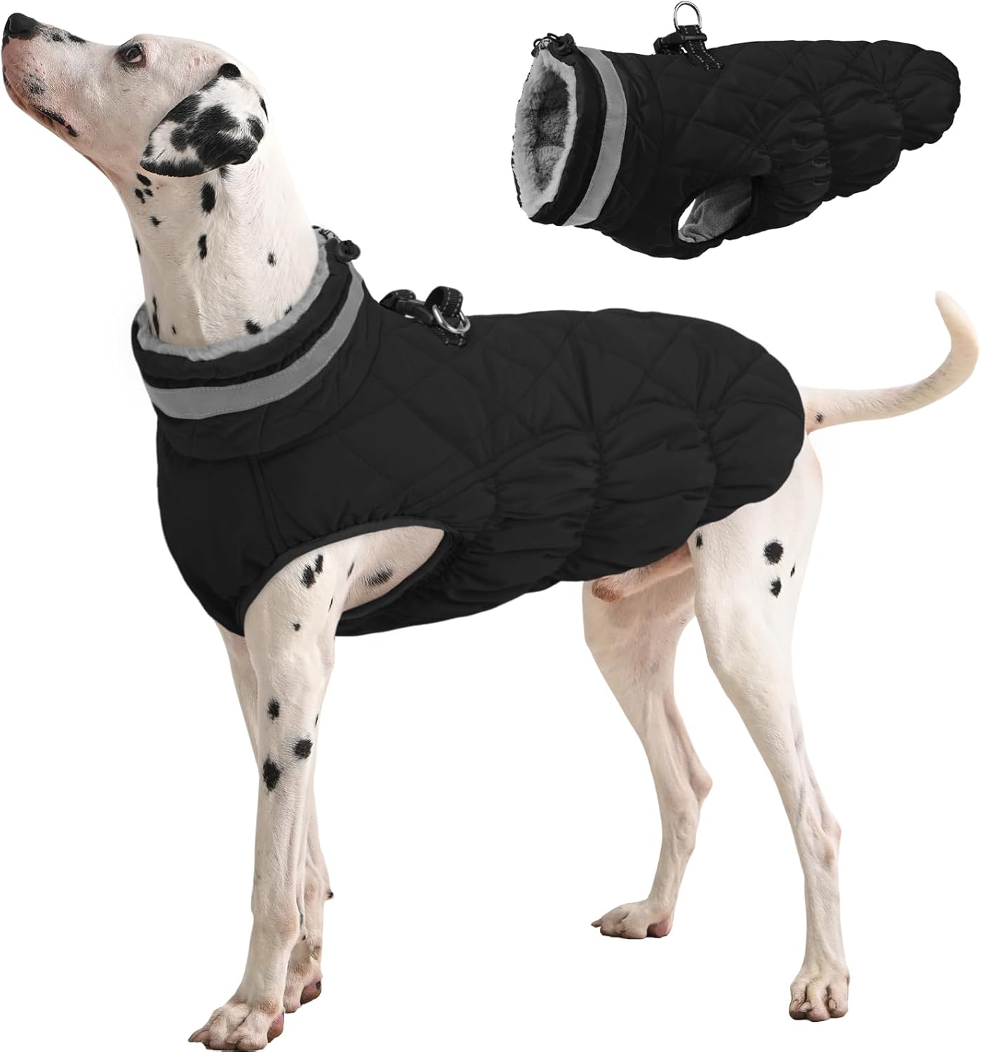 FUAMEY Dog Coat for Large Dogs - Waterproof Winter Jacket