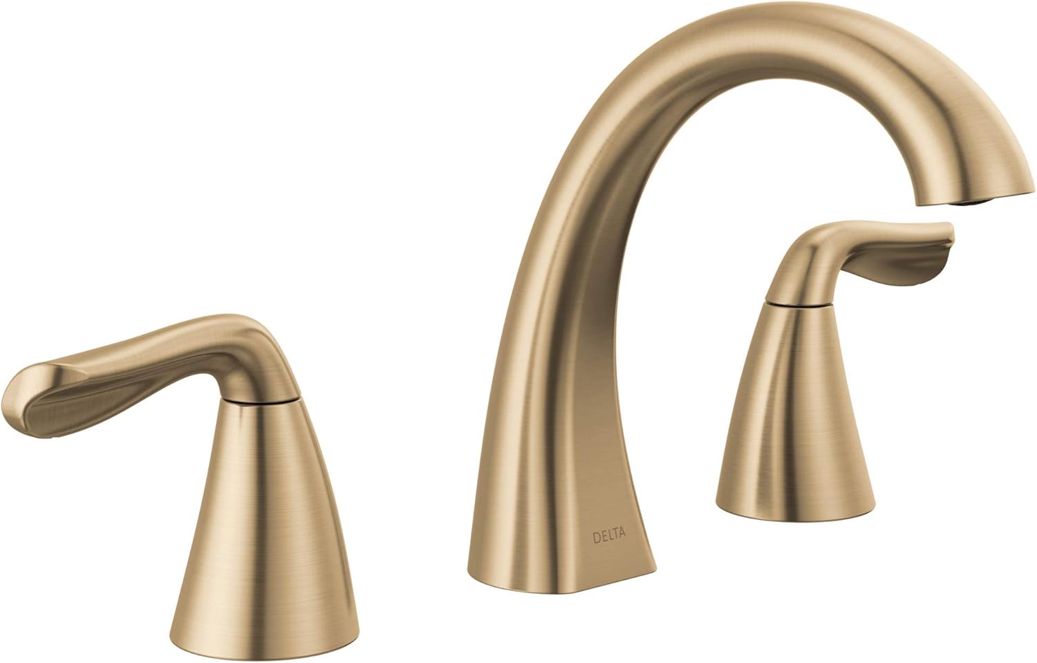 Delta Arvo Brushed Gold Faucet for Widespread Bathroom Sink