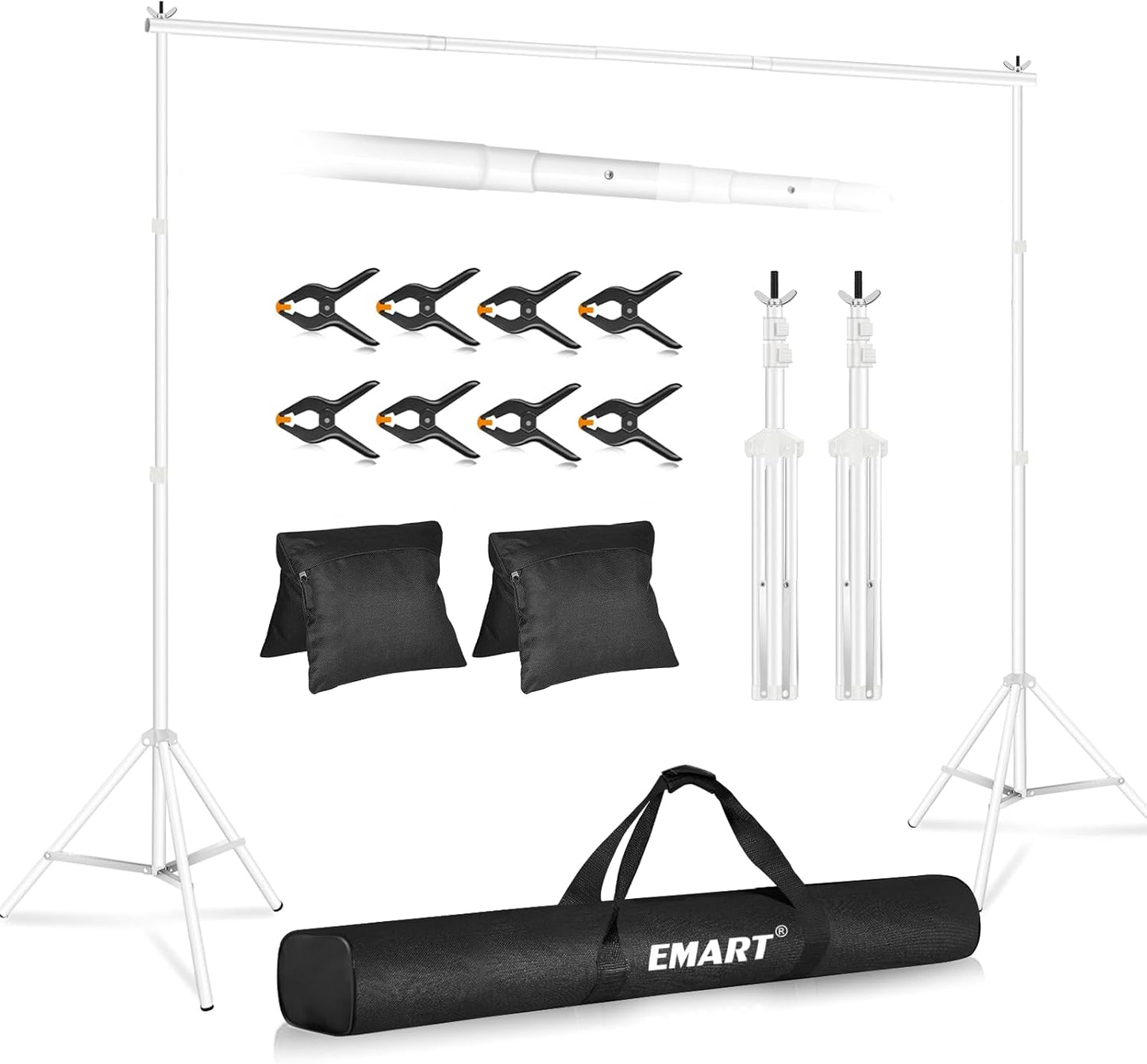 EMART Backdrop Stand 10x8.5ft for Photography and Events