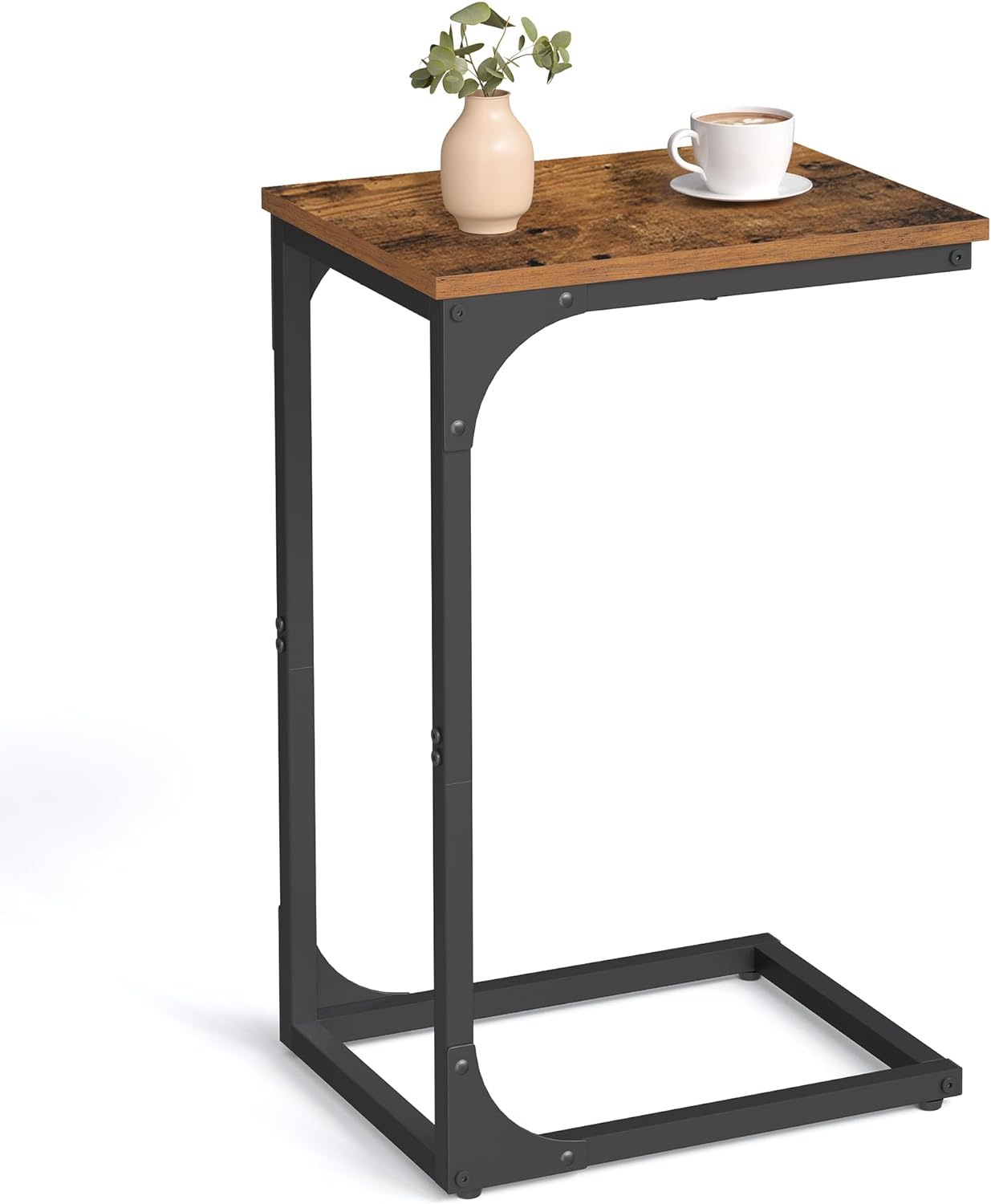 VASAGLE C-Shaped End Table - Versatile Sofa Side Table