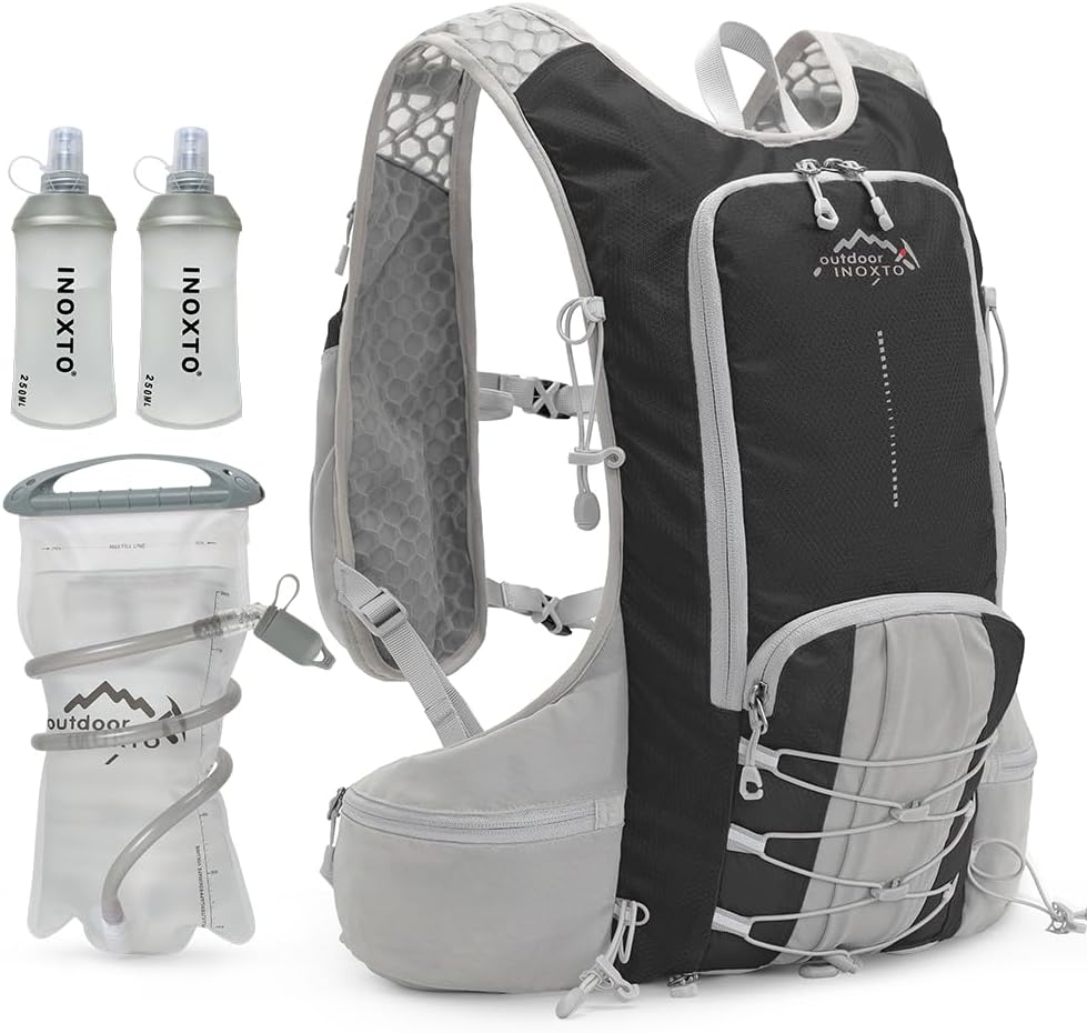 INOXTO Hydration Pack Backpack with 2L Leakproof Bladder