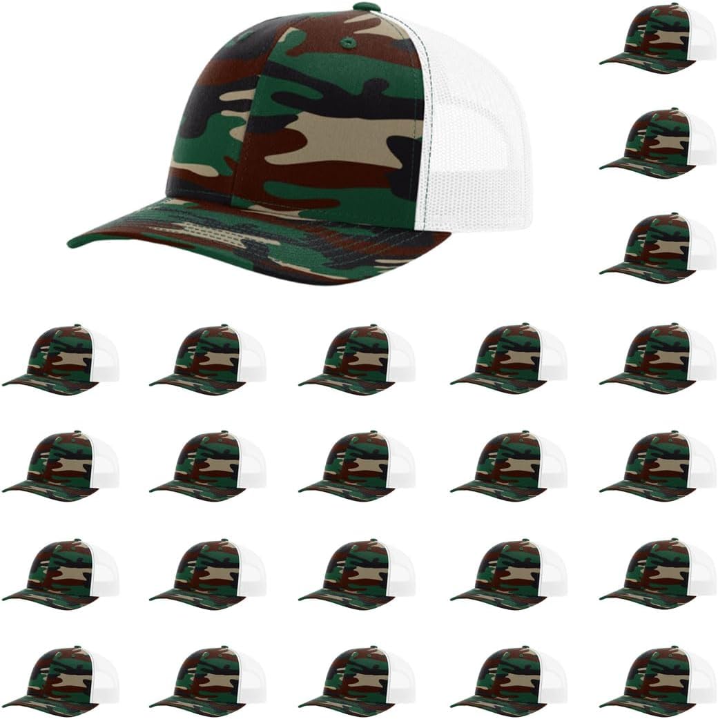 Richardson 112 Classic Six-Panel Adjustable Snapback Trucker Cap
