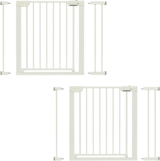 29.5-40.6in Baby Gate for Stairs - Safety and Convenience