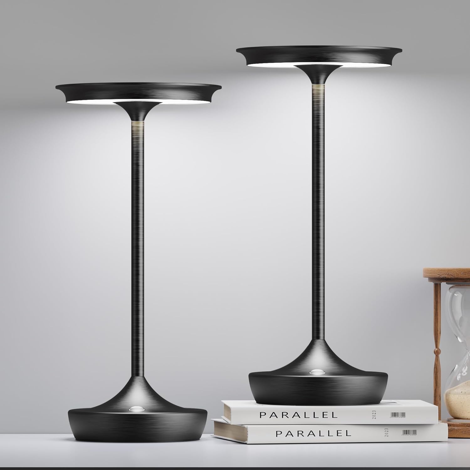 LED Cordless Table Lamps Rechargeable for Outdoor Use 2 Pack