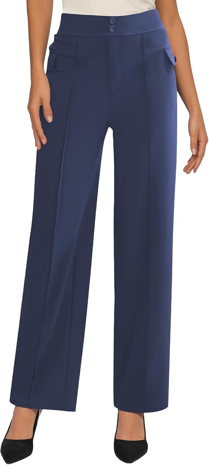 SEMARO Womens High Waist Dress Pants for Business Casual Style
