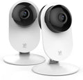YI Pro 2K Home Security Camera 2-Pack - 2K Clear Indoor Monitoring