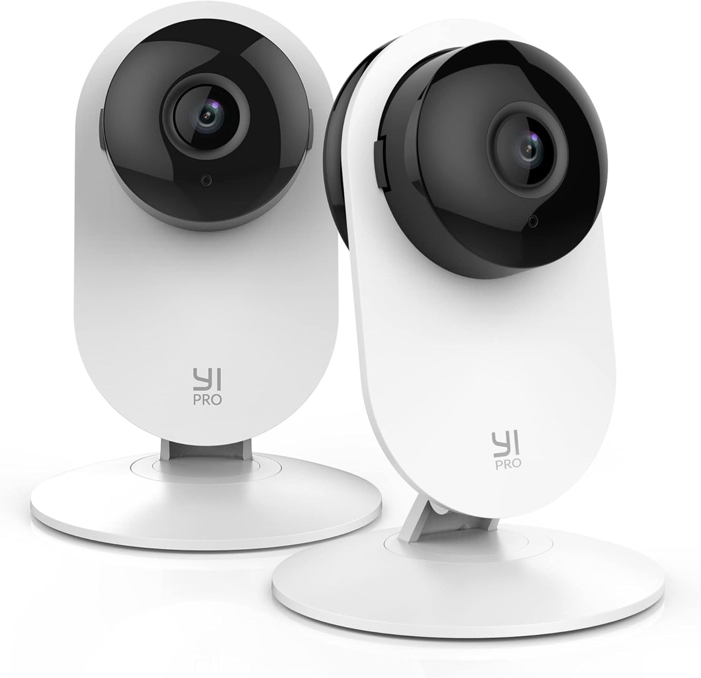 YI Pro 2K Smart Indoor Camera 2Pk: Person, Vehicle, Animal Detection
