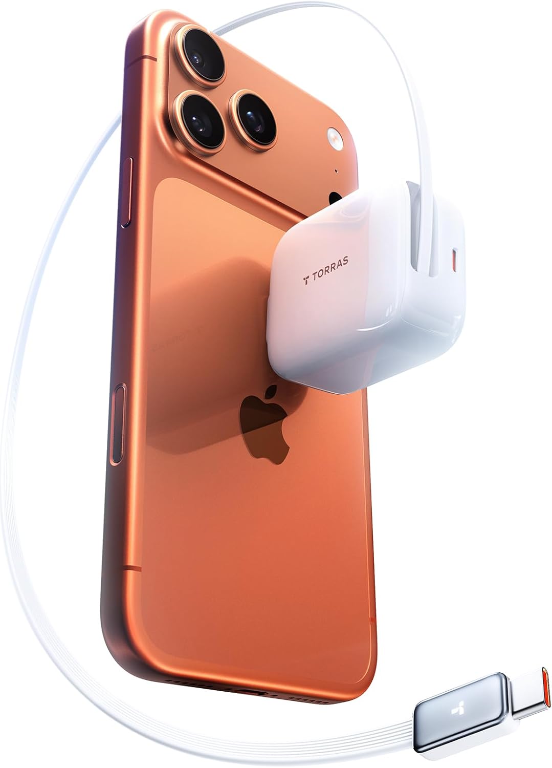 TORRAS FlexLine 67W Retractable USB C Charger Block for Fast Charging