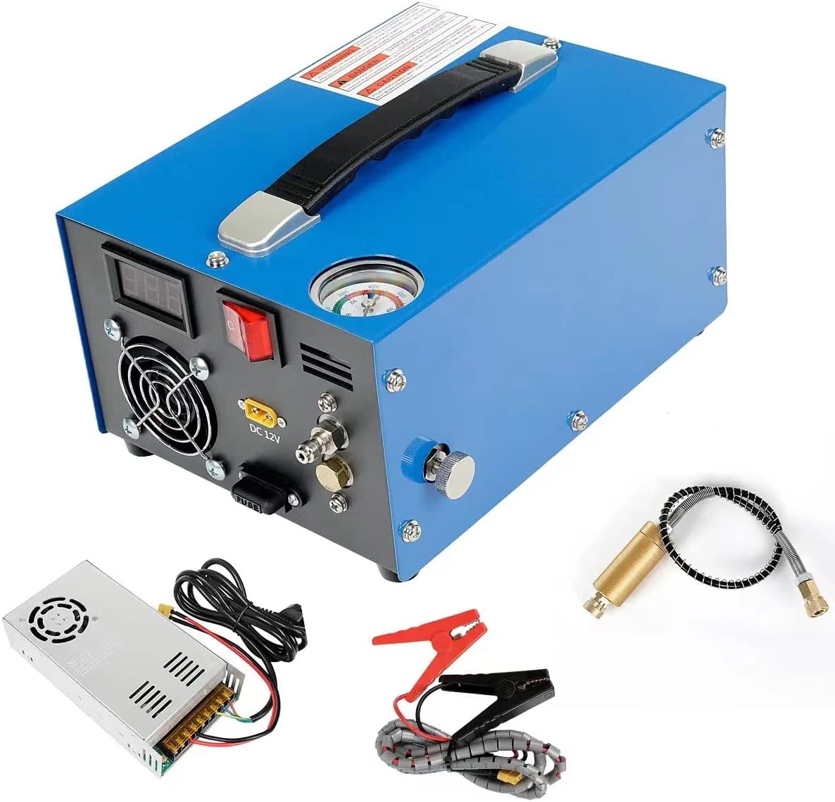 Portable 12V High Pressure PCP Compressor - 4500 PSI