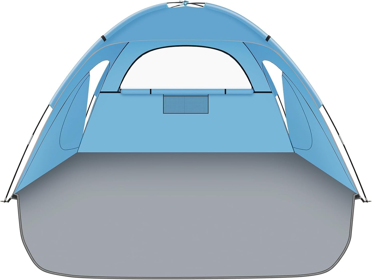 Beach Tent Sun Shelter with UPF 50+ UV Protection for 3 People