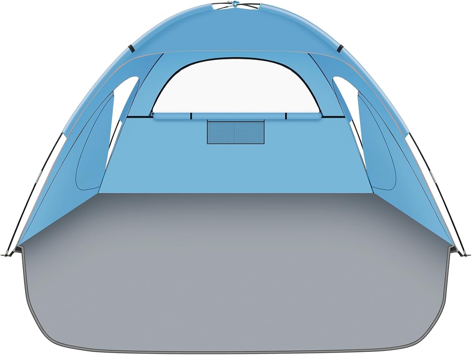 Beach Tent Sun Shelter with UPF 50+ UV Protection for 3 People