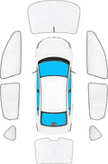 KMF 8pcs Thicken Full Window Sun Shades for Nissan Altima 2013-2018