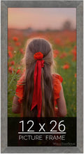wallsthatspeak 12x26 American Barn Picture Frame - Rustic Puzzle