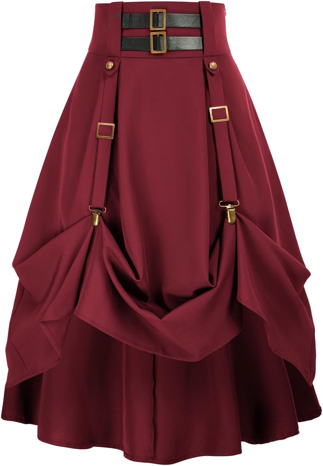 Scarlet Darkness Pirate Skirt for Women - Goth Steampunk Style