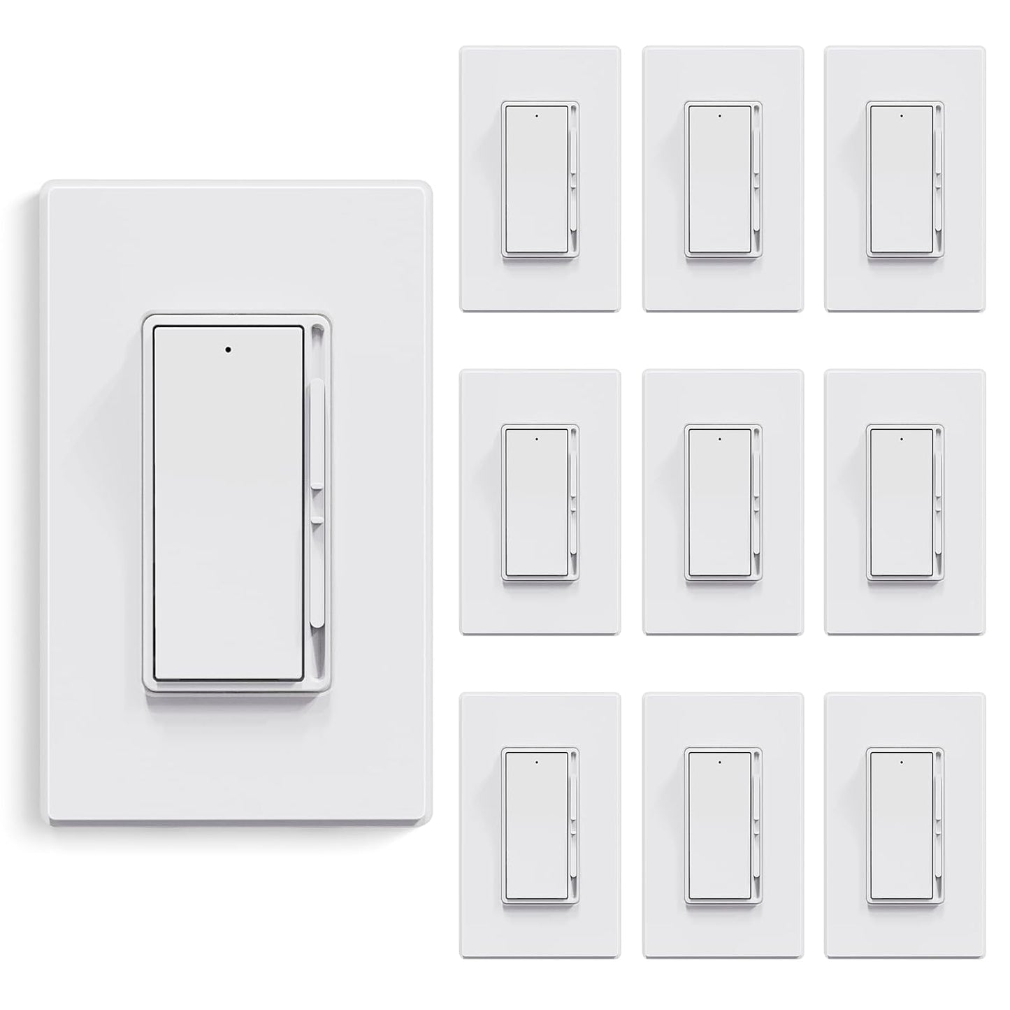 ELEGRP Dimmer Light Switch for Smooth Dimming of LED and INC Bulbs