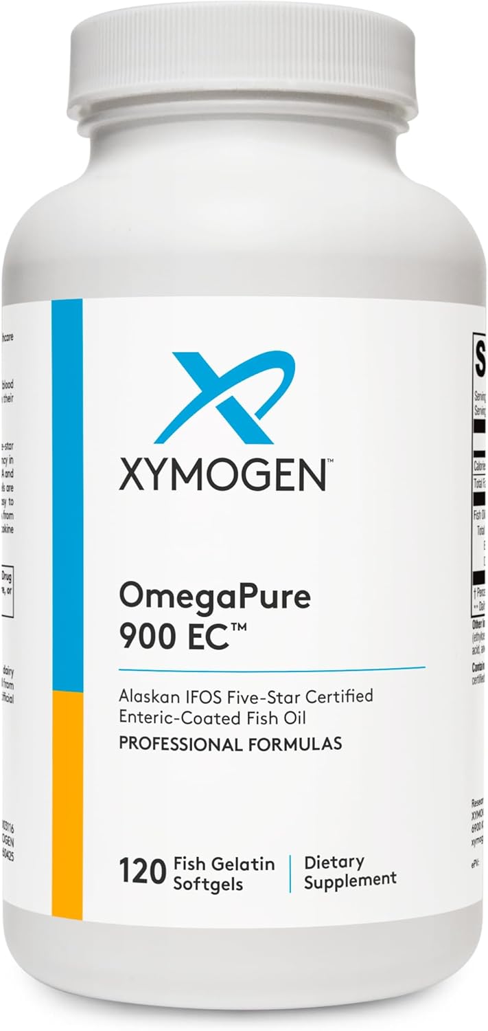 XYMOGEN OmegaPure 900 EC - Premium Omega 3 Fish Oil Supplement