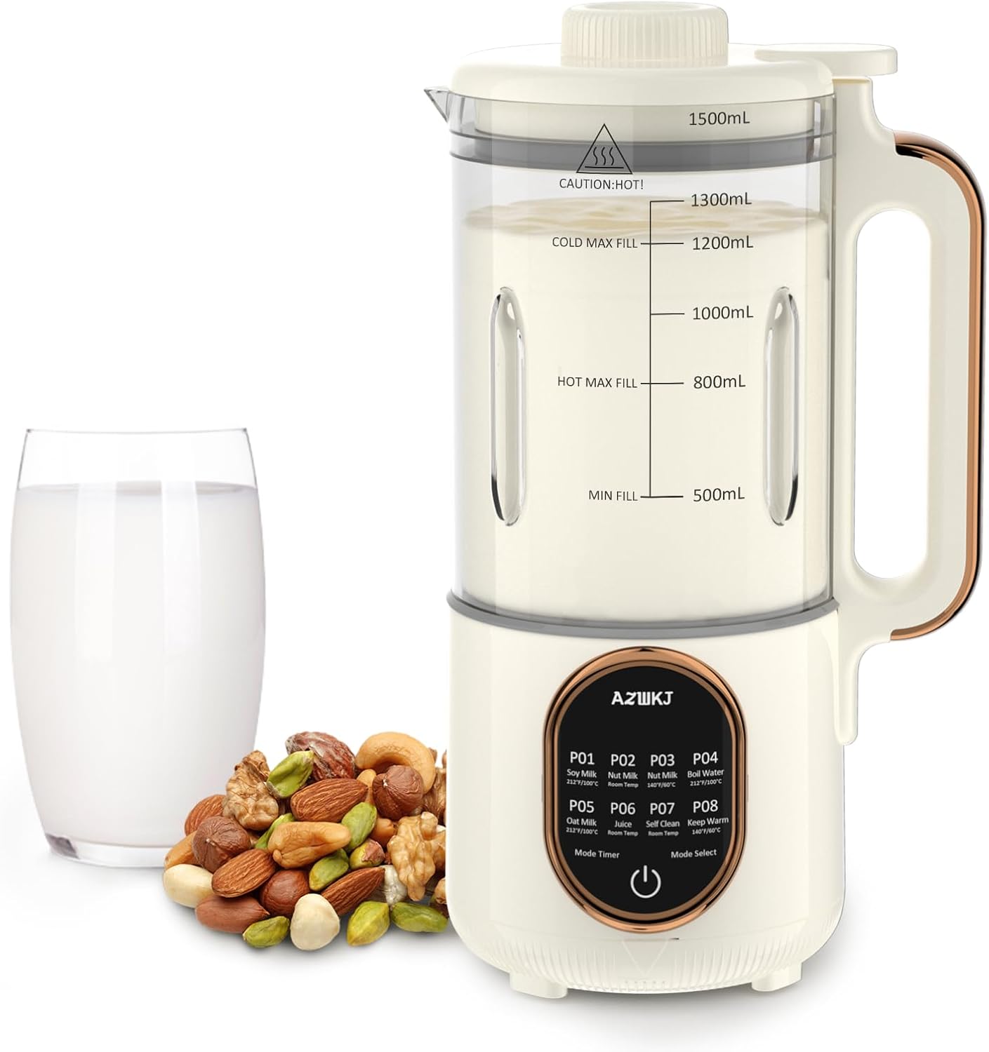 8-in-1 Nut Milk Maker: Easy Homemade Goodness