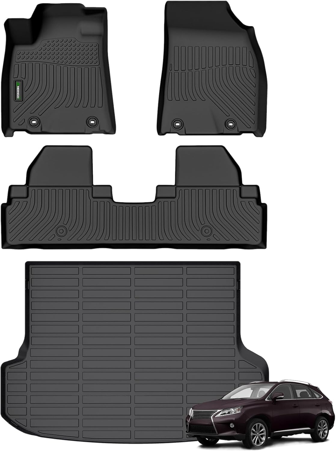 Custom Floor Mats for Lexus RX 2010-2015 by ANBINGO - All Weather