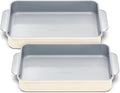 Caraway Non-Stick Ceramic 9x13 Rectangle Pan Duo - Clean Baking