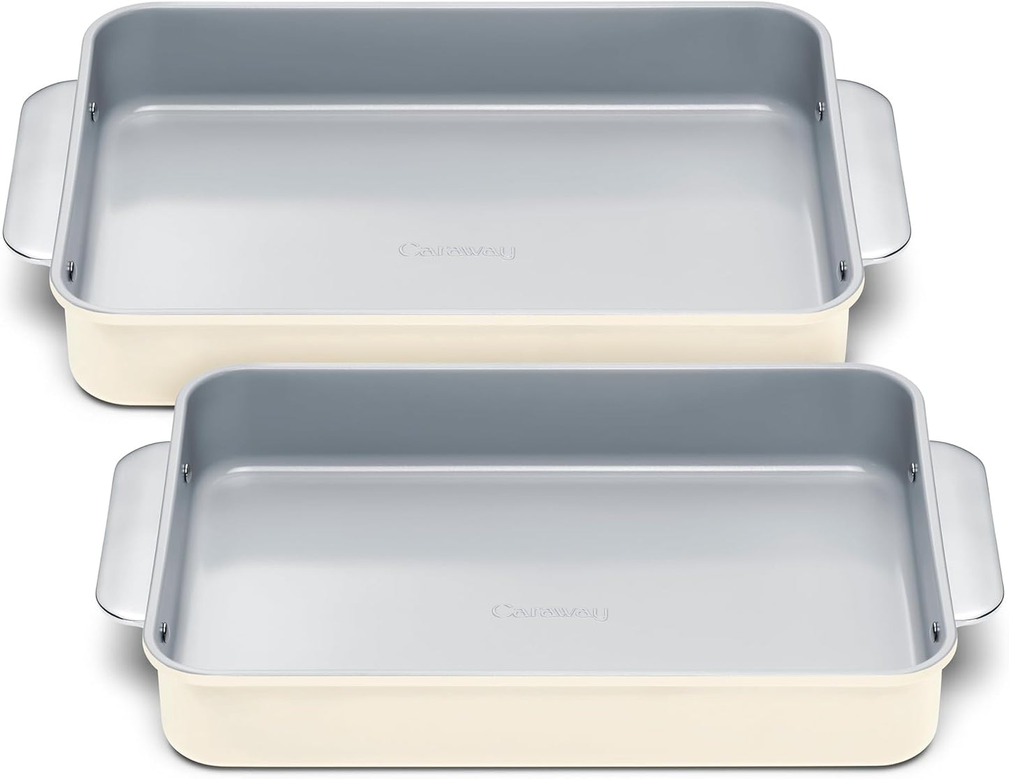 Caraway Non-Stick Ceramic 9x13 Rectangle Pan Duo for Baking