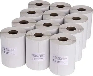 Kenco 4in x 6in Dymo 4XL Postage Shipping Labels - 12 Pack