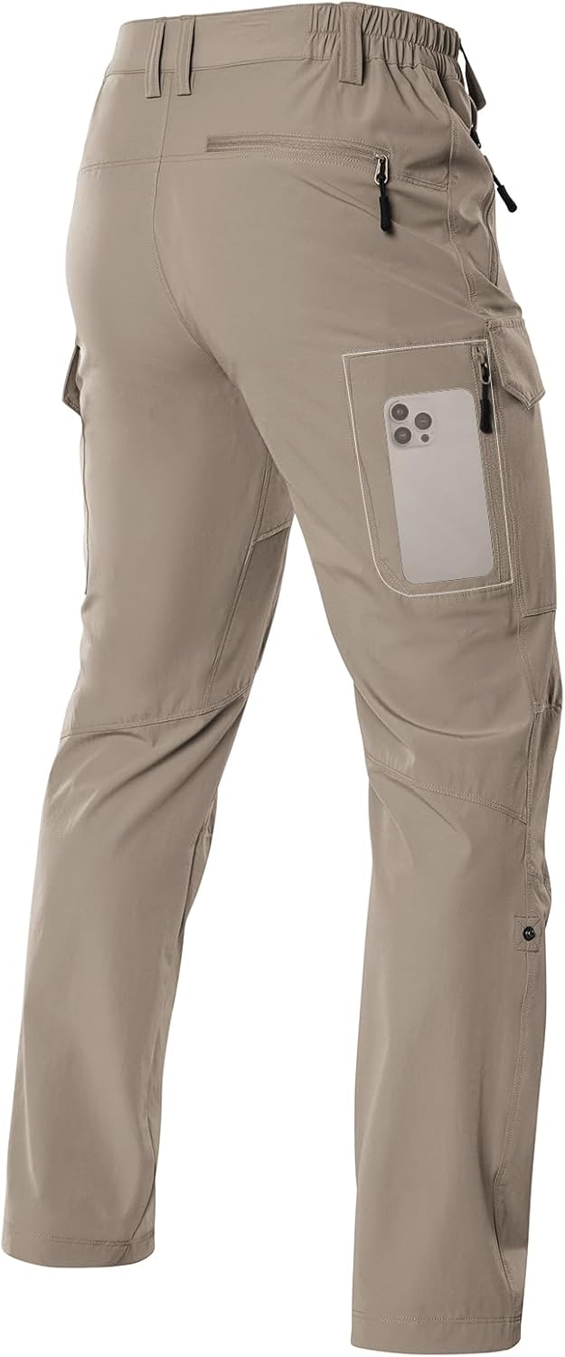 Moosehill Men's Hiking Cargo Pants for Outdoor Activities