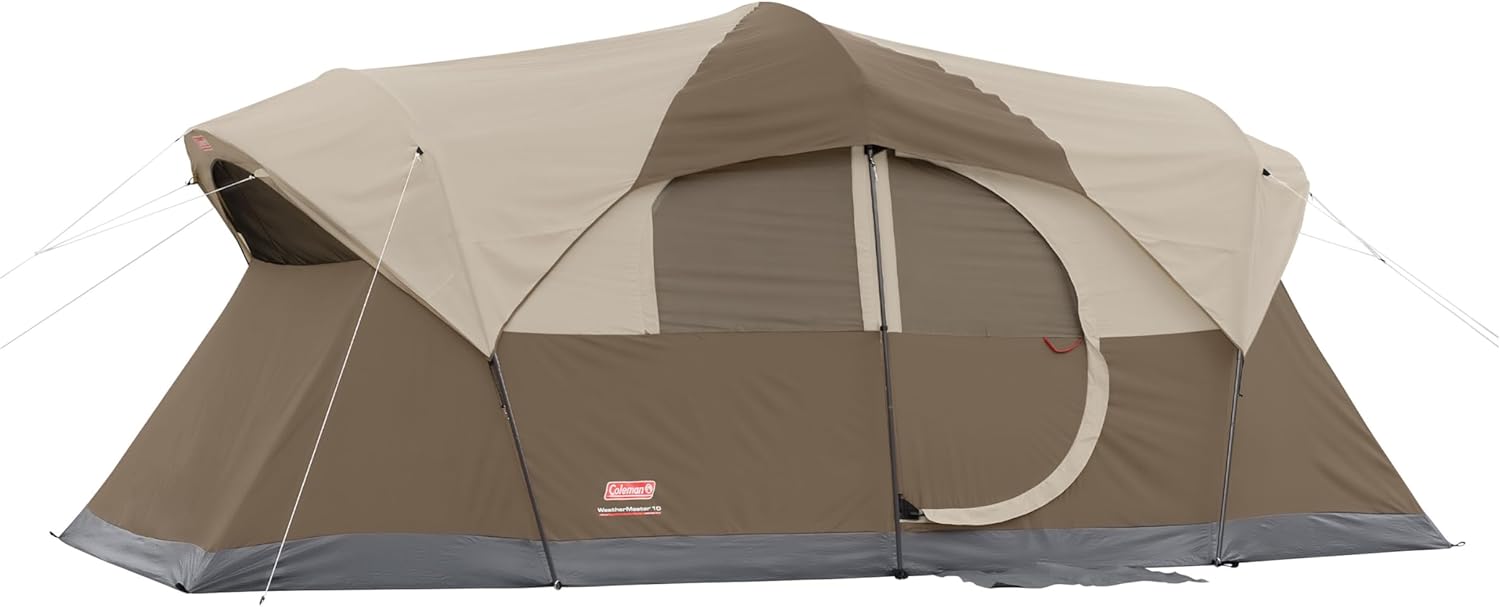 Coleman WeatherMaster 10-Person Camping Tent for Family Adventures