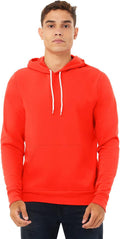 Bella Unisex Poly-Cotton Fleece Pullover Hoodie - Soft, Durable Fit