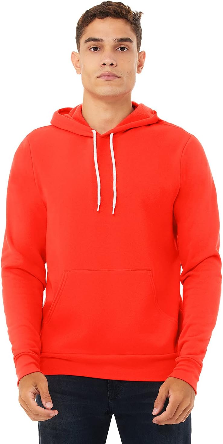 Unisex Poly-Cotton Fleece Pullover Hoodie for All Seasons