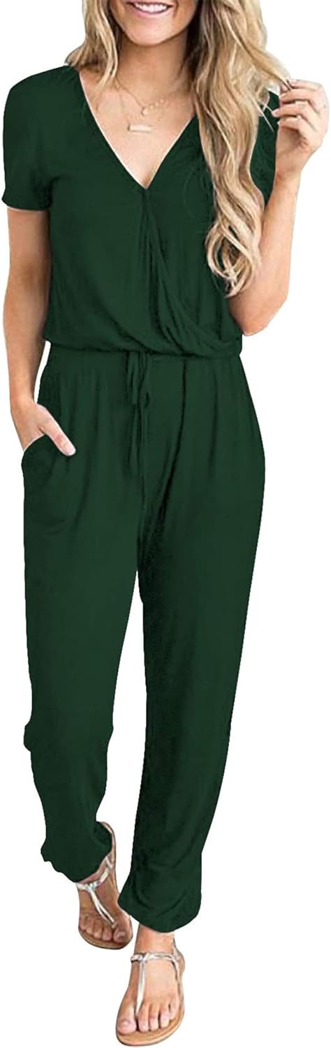 PRETTYGARDEN Jumpsuits for Women Dressy Summer Casual Romper