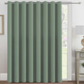 Blackout Patio Curtains 100 x 84 in - Extra Wide Thermal Privacy