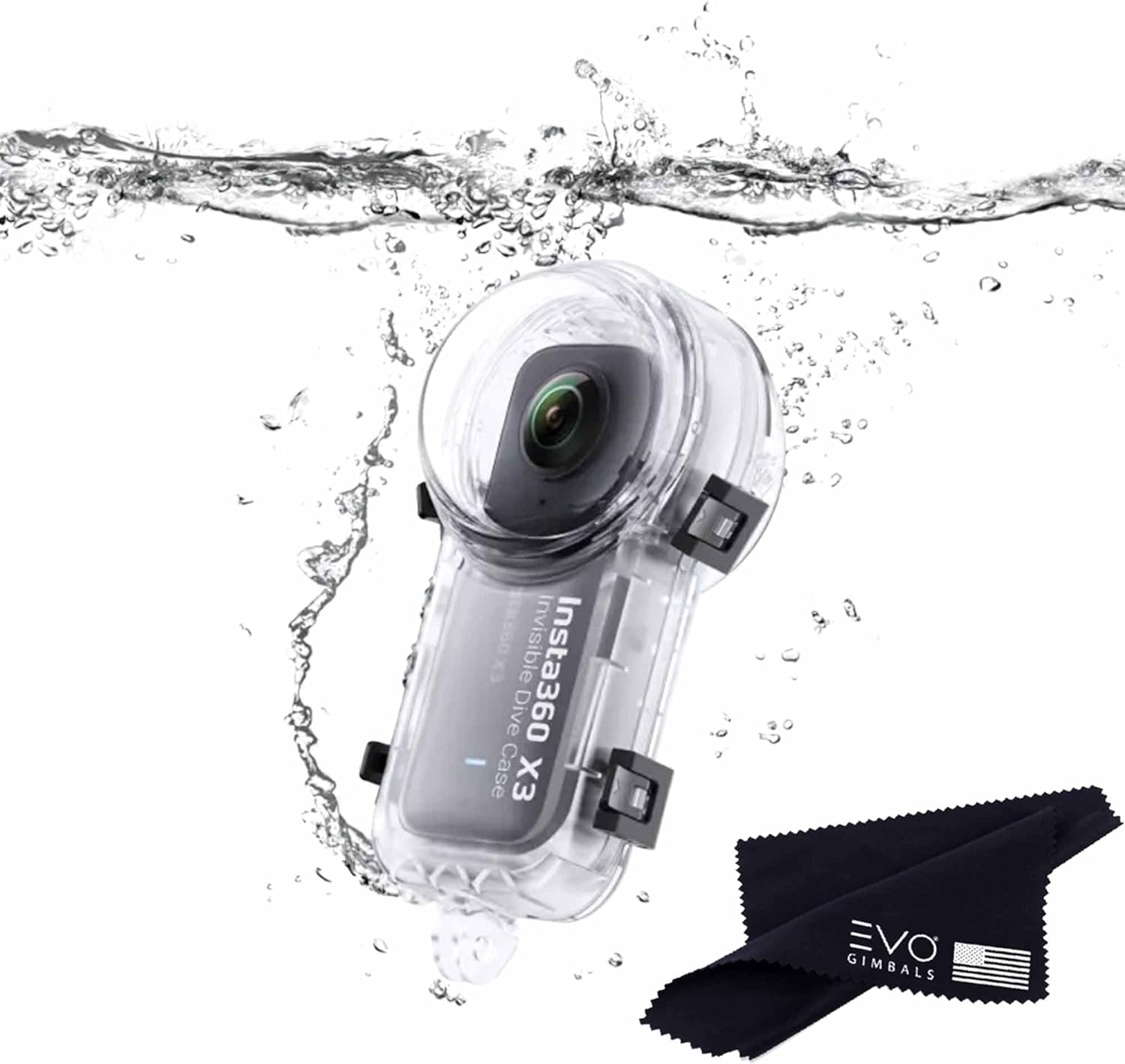Insta360 X3 Invisible Dive Case - Waterproof Up to 50m for 360 Shots
