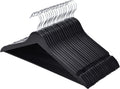 Durable Wooden Hangers with 360 Swivel Hook for Closet Storage