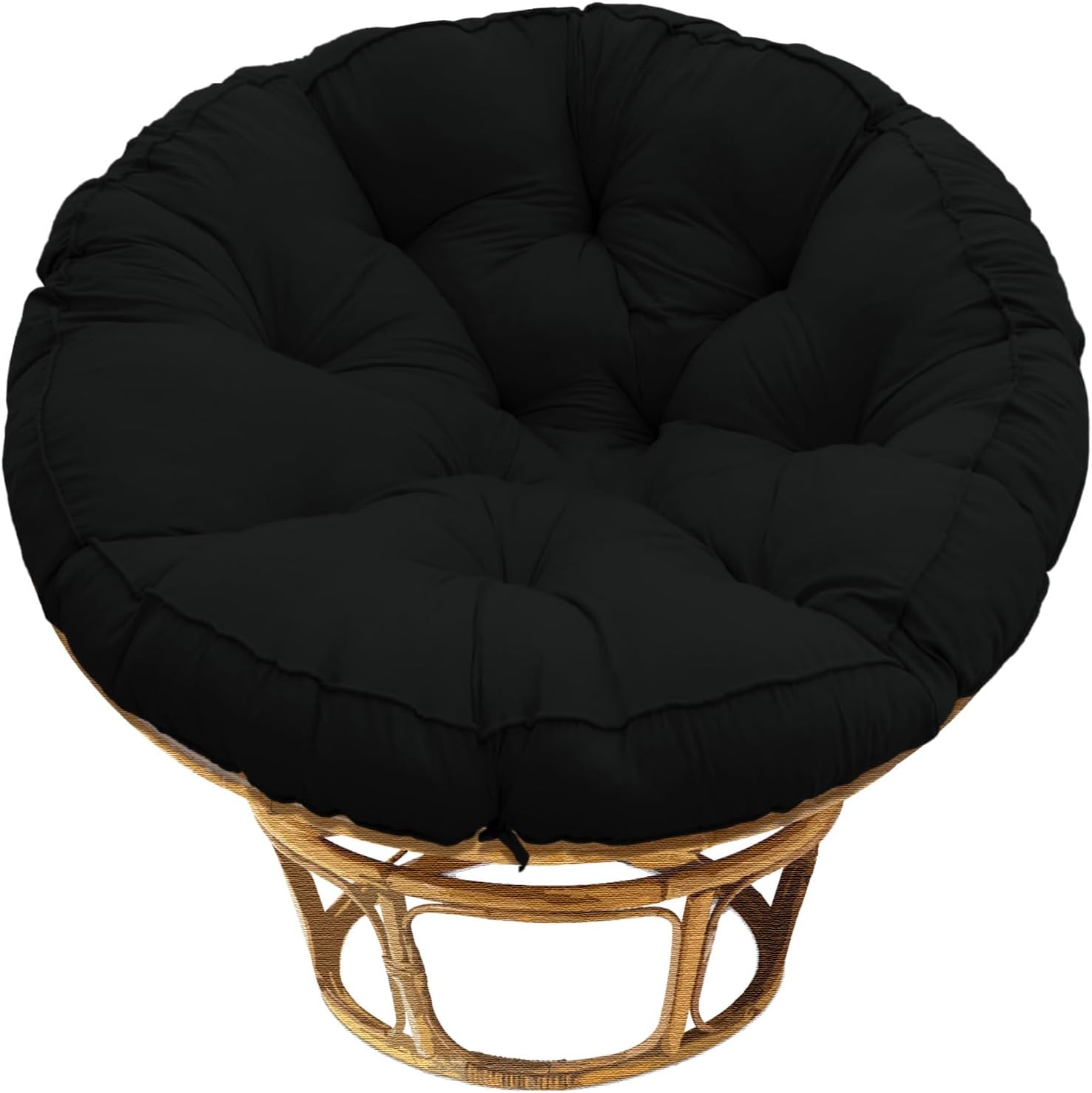 Papasan Chair Cushion, 52in Thickened Overstuffed Round Cushion