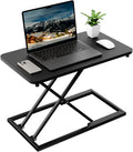6-Level Adjustable Standing Desk Converter, Compact & Sturdy Design, Supports 33 lbs - Ideal for Monitors & Laptops!
