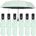 Jexine 6 Pcs Travel Compact Umbrella Automatic Open Close