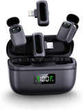 mini Wireless Lavalier Microphone for iPhone Android PC - Clear Audio