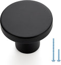Ravinte 60 Pack Black Round Cabinet Knobs - Matte Modern Look